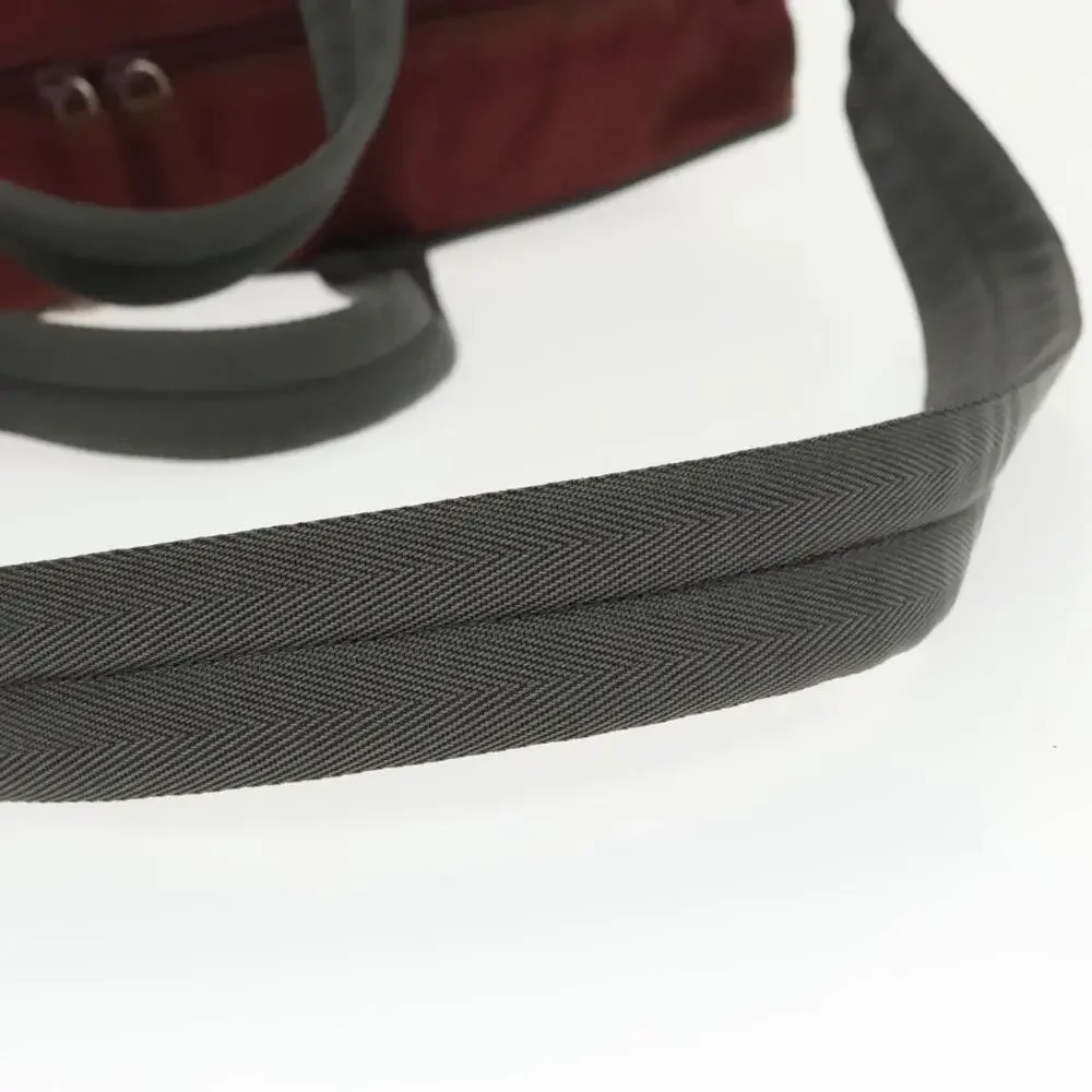 PRADA Sports Boston Bag Nylon Red